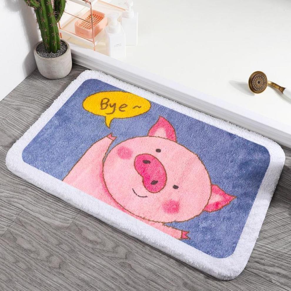 Adorable Animals Rectangle Non-Slip Fluffy Bath Mats Collection - Kawaiies - Adorable - Cute - Plushies - Plush - Kawaii