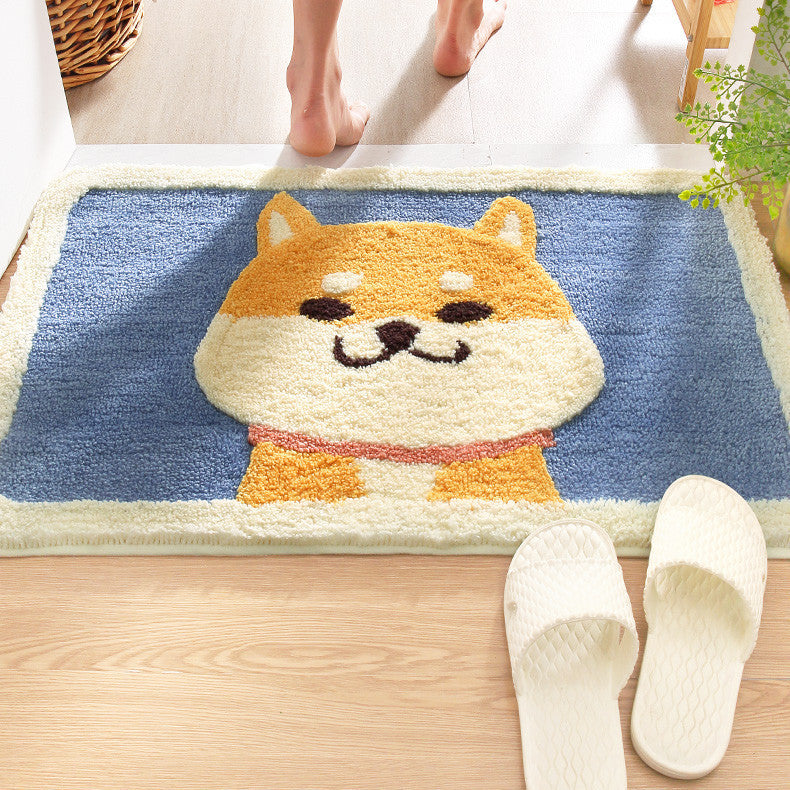 Adorable Animals Rectangle Non-Slip Fluffy Bath Mats Collection - Kawaiies - Adorable - Cute - Plushies - Plush - Kawaii