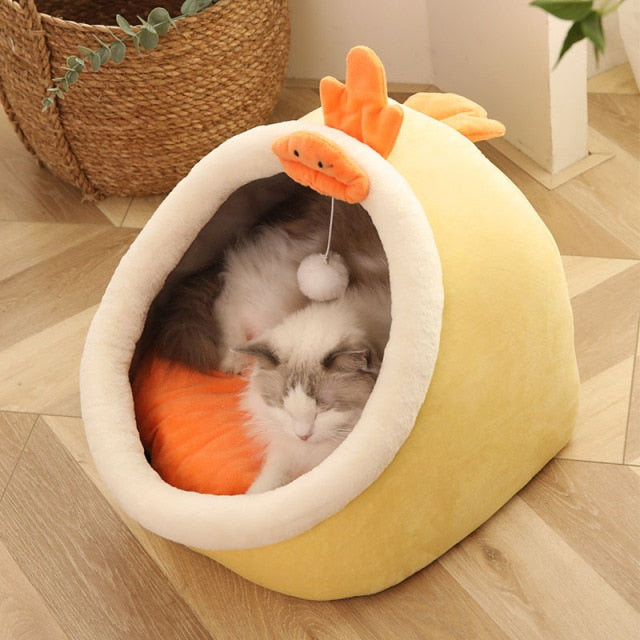 Adorable Cat Dog Pet Beds Hideout Caves - Kawaiies - Adorable - Cute - Plushies - Plush - Kawaii