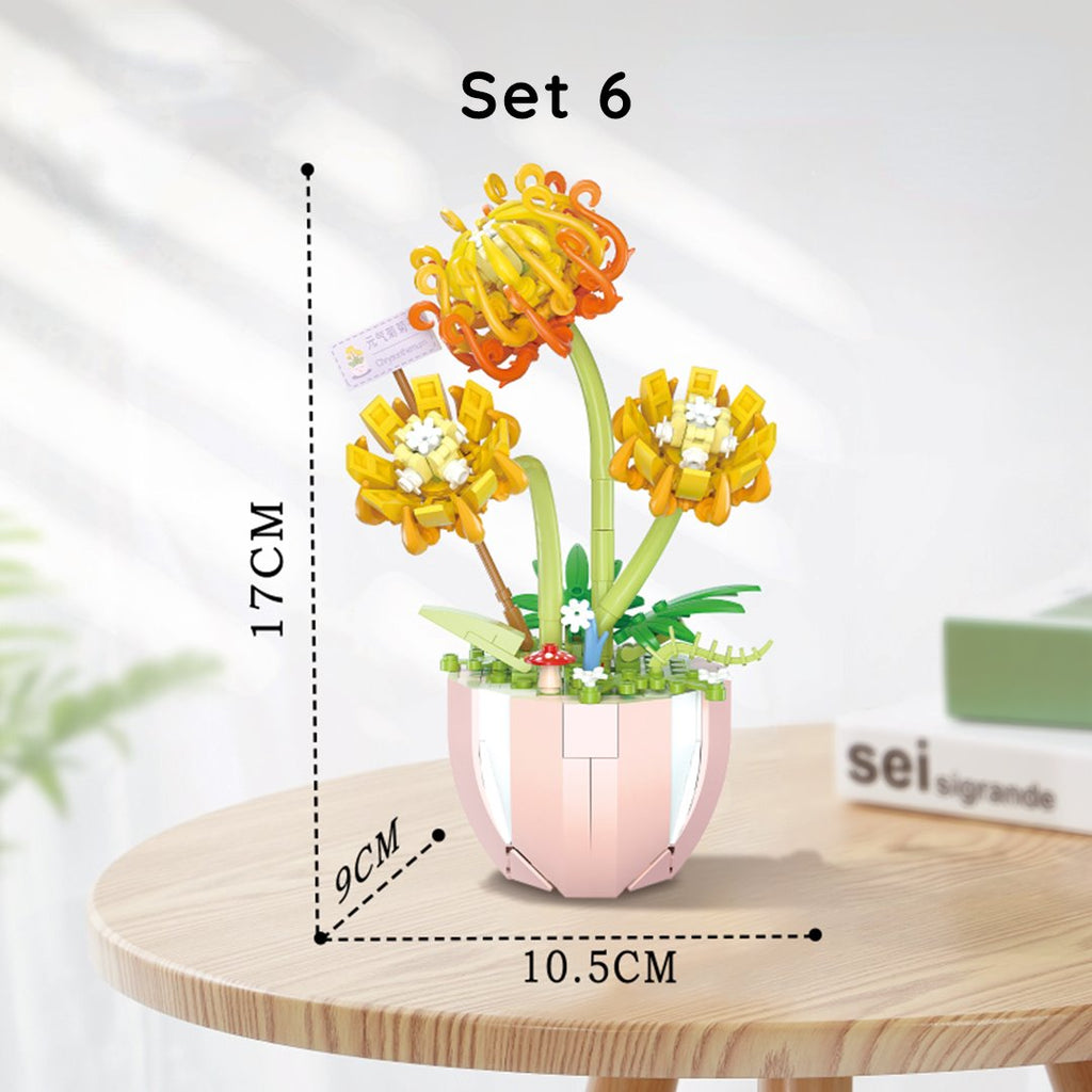 Beautiful Artificial Spring Flowers Building Set Collection | NEW - Kawaiies - Adorable - Cute - Plushies - Plush - Kawaii