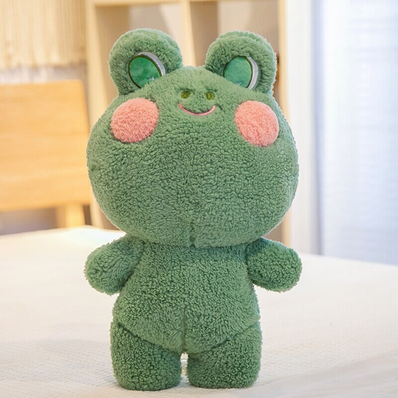 Blushing Frog and Rabbit Friends Plush - Kawaiies - Adorable - Cute - Plushies - Plush - Kawaii