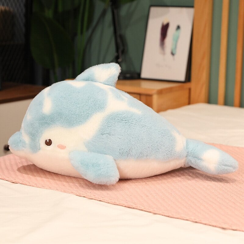 Brigg the Blue Fluffy Dolphin Plushie - Kawaiies - Adorable - Cute - Plushies - Plush - Kawaii