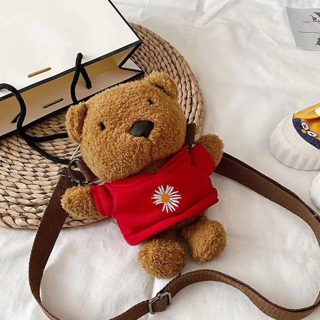 Brown Bear Bag - Kawaiies - Adorable - Cute - Plushies - Plush - Kawaii