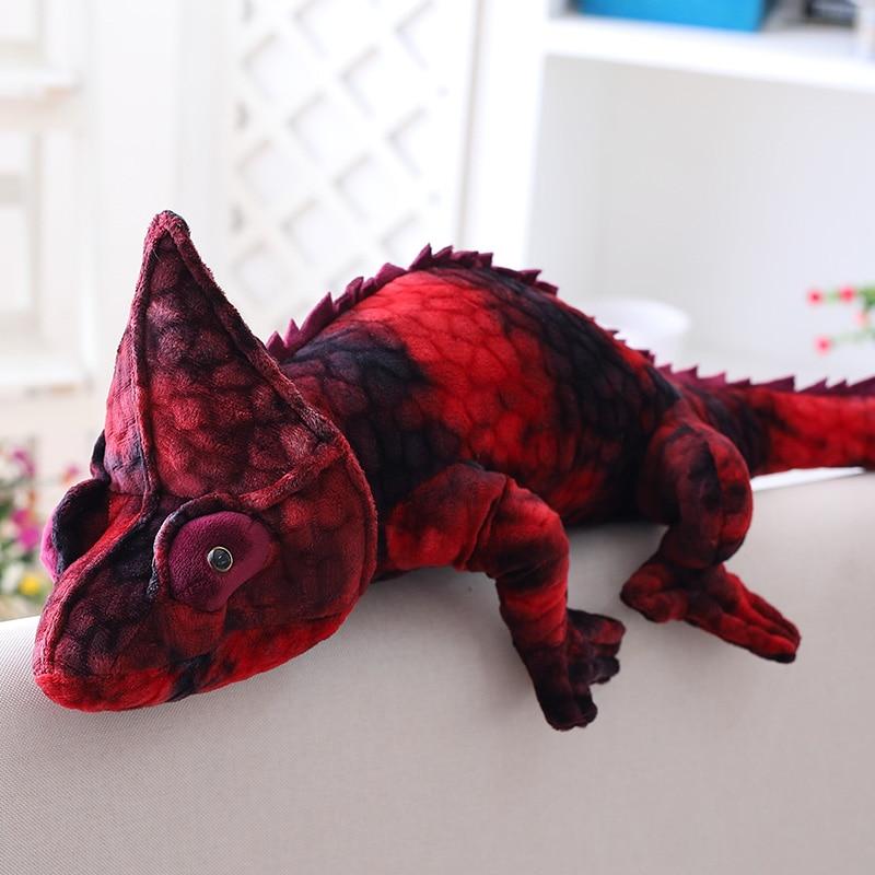 Brown & Red Chameleon Plush - Kawaiies - Adorable - Cute - Plushies - Plush - Kawaii