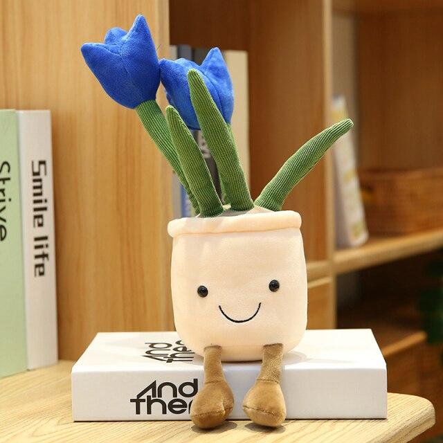 Bubbly Tulip Flower Pot Plush - Kawaiies - Adorable - Cute - Plushies - Plush - Kawaii