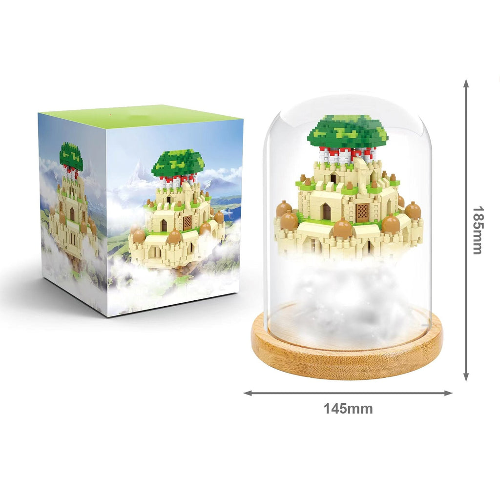 Capsule Floating Castle & House Dome Nano Building Sets - Kawaiies - Adorable - Cute - Plushies - Plush - Kawaii