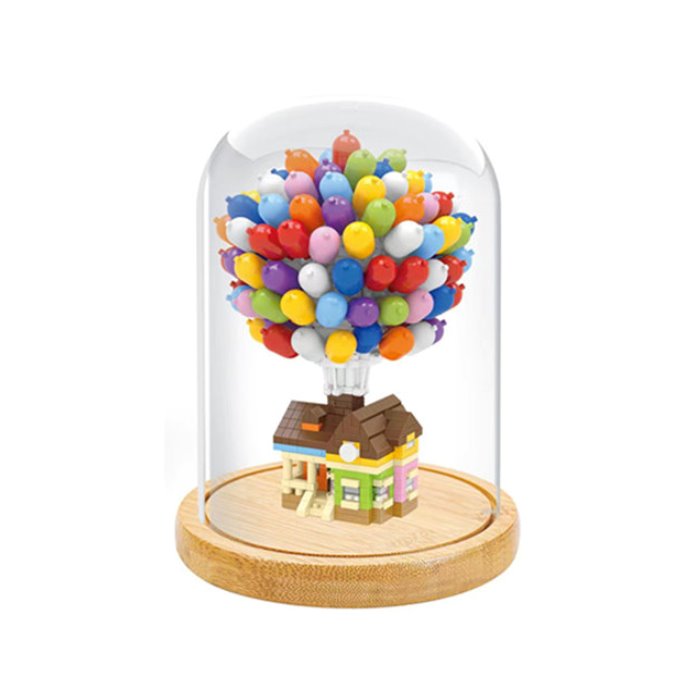 Capsule Floating Castle & House Dome Nano Building Sets - Kawaiies - Adorable - Cute - Plushies - Plush - Kawaii