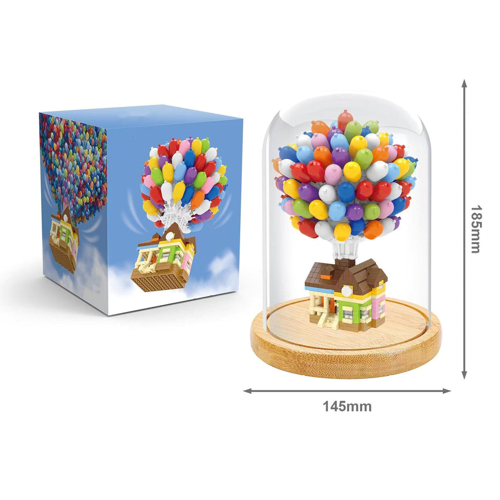 Capsule Floating Castle & House Dome Nano Building Sets - Kawaiies - Adorable - Cute - Plushies - Plush - Kawaii