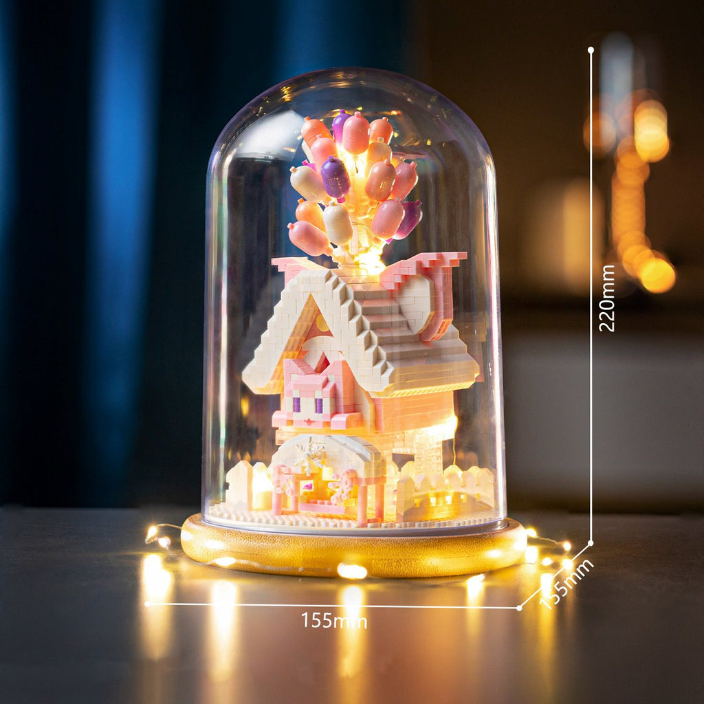 Capsule Sakura Tree Palace Light Up Micro Building Set Collection - Kawaiies - Adorable - Cute - Plushies - Plush - Kawaii