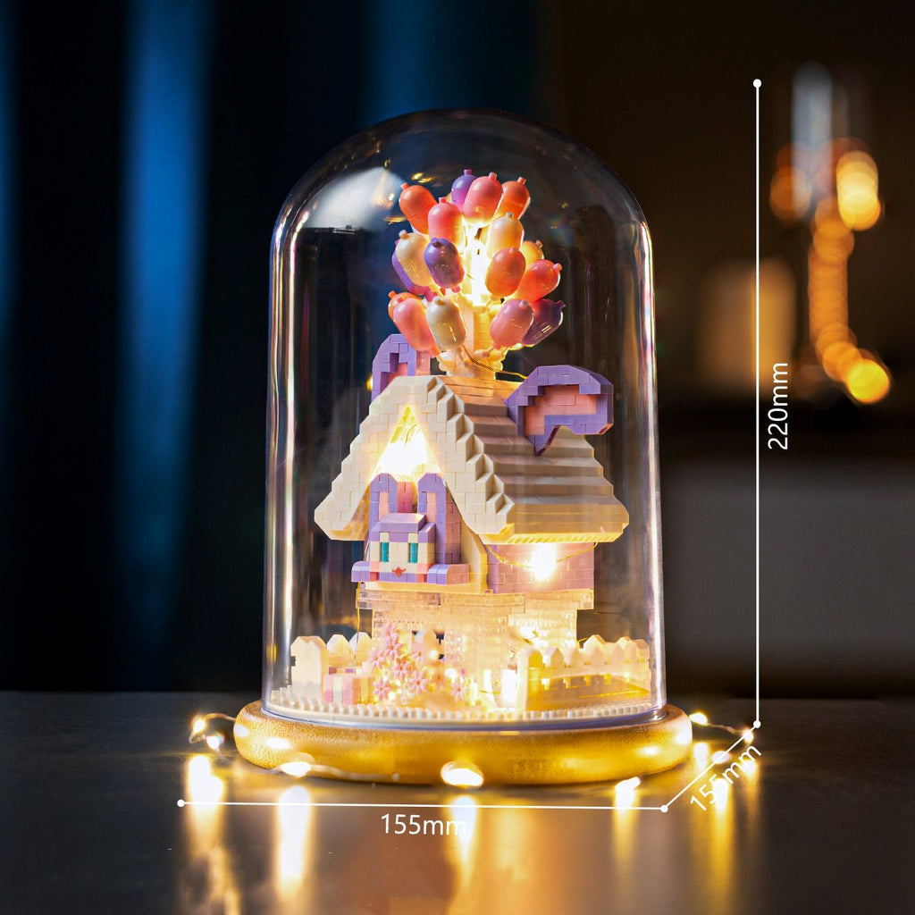 Capsule Sakura Tree Palace Light Up Micro Building Set Collection - Kawaiies - Adorable - Cute - Plushies - Plush - Kawaii