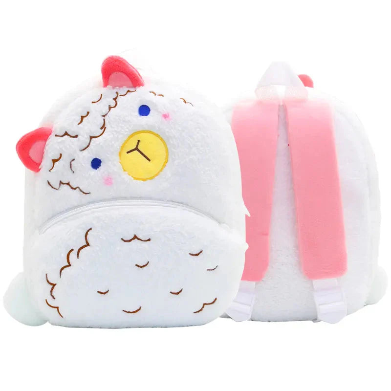 kawaiies-softtoys-plushies-kawaii-plush-Cartoon Animal Children's BackPack Collection Bags Alpaca 