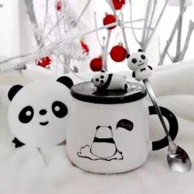 Ceramic Panda Mugs - Kawaiies - Adorable - Cute - Plushies - Plush - Kawaii