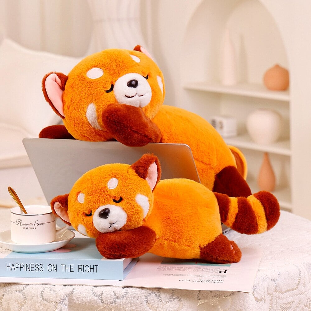 Chai the Sleeping Red Panda Plushie – KawaiieCandles