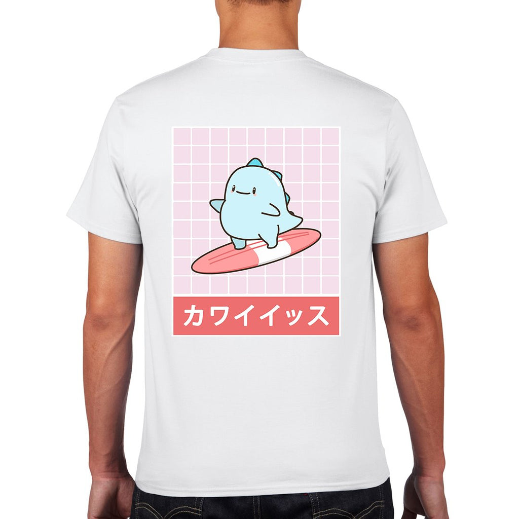 Checkered Tato Surfing Tee - Kawaiies - Adorable - Cute - Plushies - Plush - Kawaii