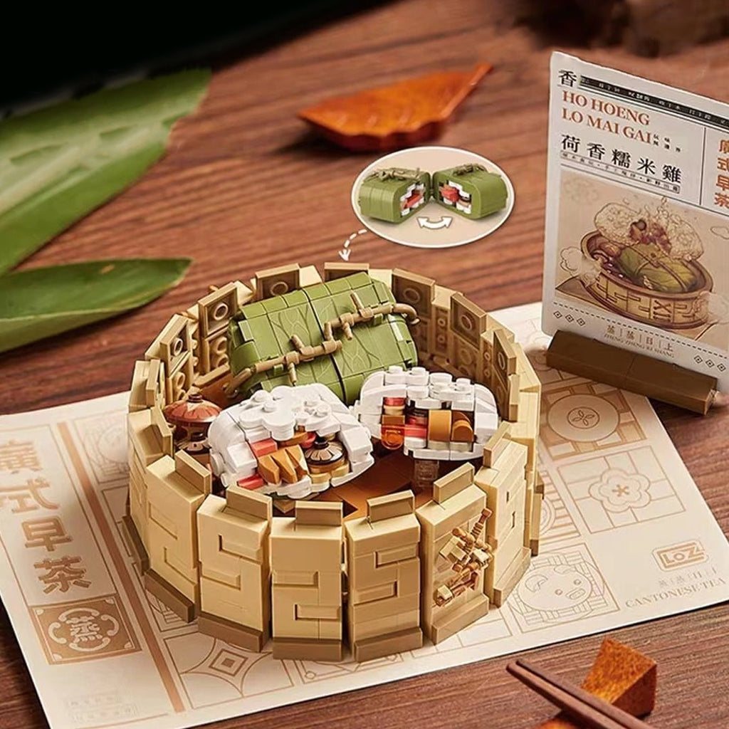 Chinese Dim Sum Micro Building Blocks Collection - Kawaiies - Adorable - Cute - Plushies - Plush - Kawaii