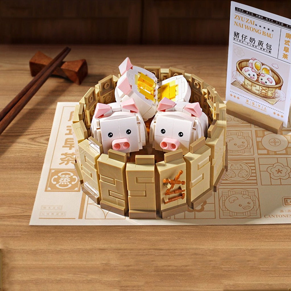 Chinese Dim Sum Micro Building Blocks Collection - Kawaiies - Adorable - Cute - Plushies - Plush - Kawaii