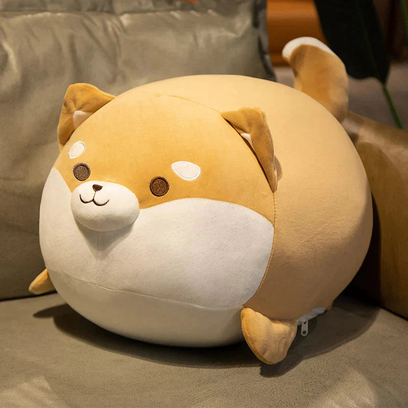 kawaiies-softtoys-plushies-kawaii-plush-Chonky Shiba Squad Plushies Soft toy Brown 14in / 35cm 