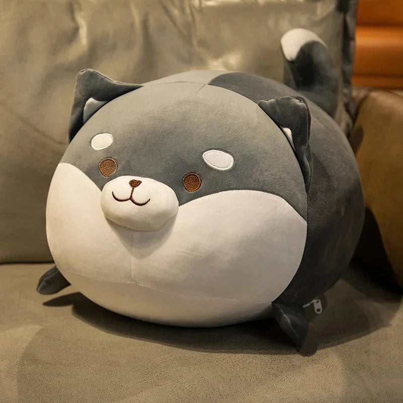 kawaiies-softtoys-plushies-kawaii-plush-Chonky Shiba Squad Plushies Soft toy Gray 14in / 35cm 