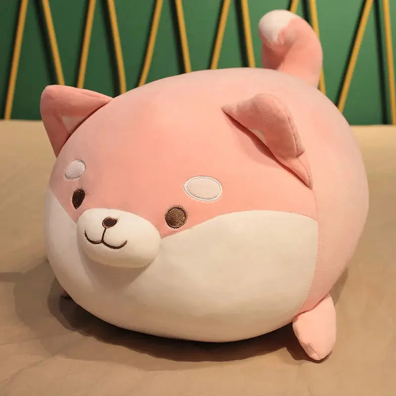 kawaiies-softtoys-plushies-kawaii-plush-Chonky Shiba Squad Plushies Soft toy Pink 14in / 35cm 