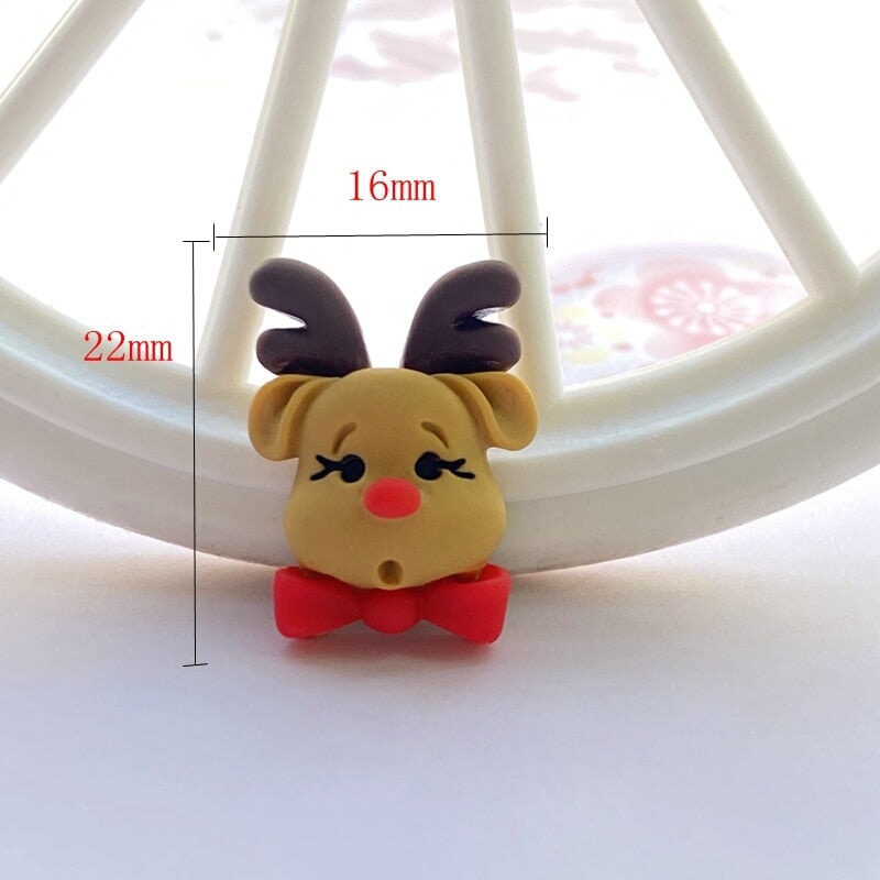 Christmas 12 Piece DIY Resin Decoration Accessories - Kawaiies - Adorable - Cute - Plushies - Plush - Kawaii