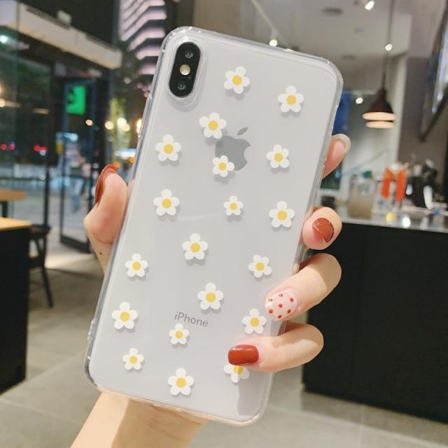 Clear Summer Daisy iPhone Case - Kawaiies - Adorable - Cute - Plushies - Plush - Kawaii