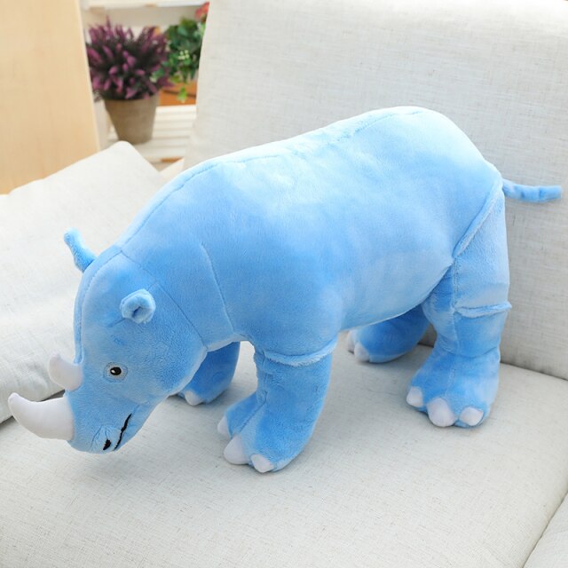 Colorful Cuddly Rhino Plushies - Kawaiies - Adorable - Cute - Plushies - Plush - Kawaii