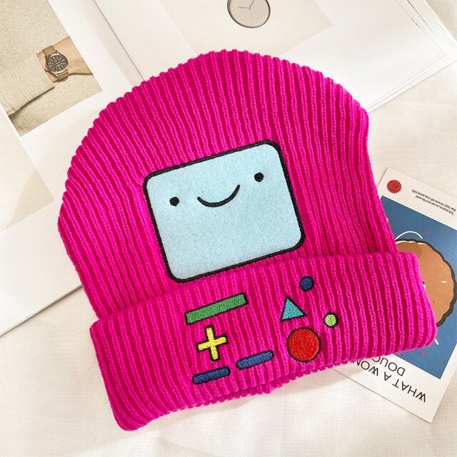 Colourful BMO Robot Beanie Hat - Kawaiies - Adorable - Cute - Plushies - Plush - Kawaii