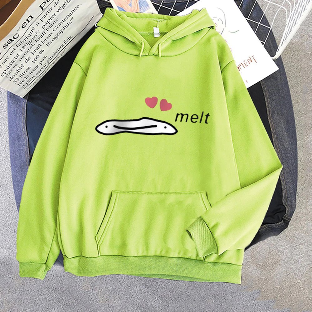 Cute Anime Melting Heart Hoodie - Kawaiies - Adorable - Cute - Plushies - Plush - Kawaii