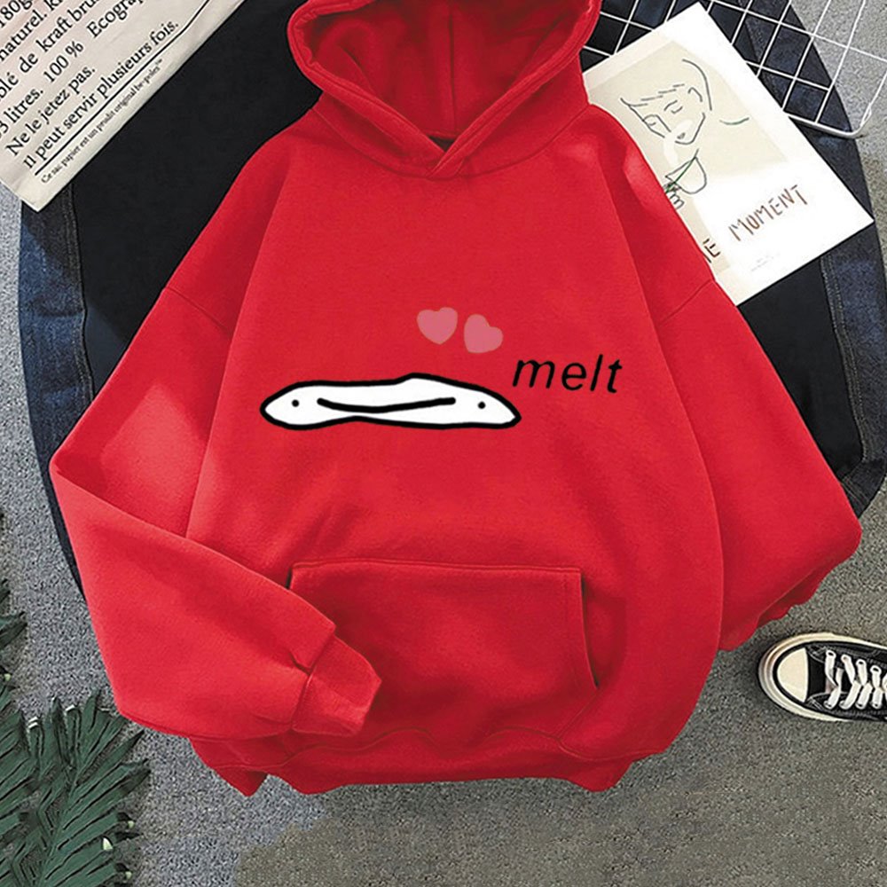 Cute Anime Melting Heart Hoodie - Kawaiies - Adorable - Cute - Plushies - Plush - Kawaii