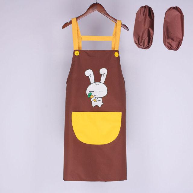 Cute Bunny My Carrot Apron with Short Sleeves - Kawaiies - Adorable - Cute - Plushies - Plush - Kawaii