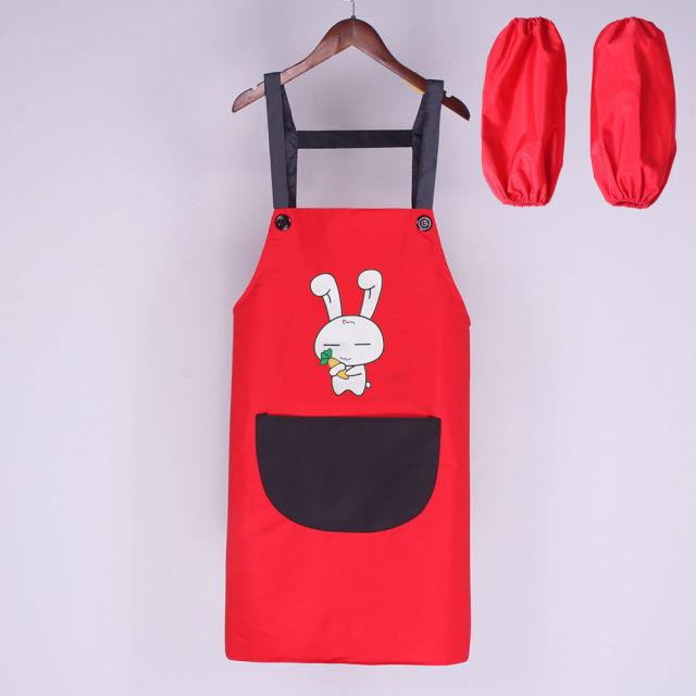 Cute Bunny My Carrot Apron with Short Sleeves - Kawaiies - Adorable - Cute - Plushies - Plush - Kawaii