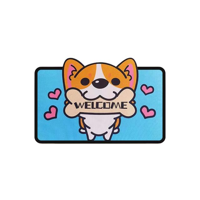 Cute Dog Bathroom Mat - Kawaiies - Adorable - Cute - Plushies - Plush - Kawaii