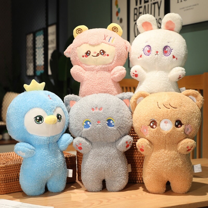 Cute Fluffy Animal Plushie Mascots - Kawaiies - Adorable - Cute - Plushies - Plush - Kawaii