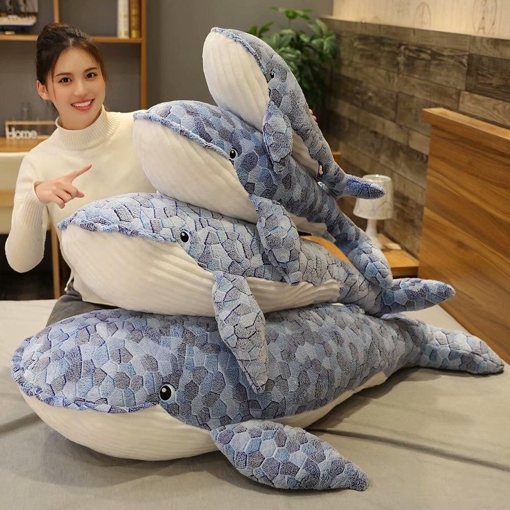 Ed the Giant Whale Plushie - Kawaiies - Adorable - Cute - Plushies - Plush - Kawaii