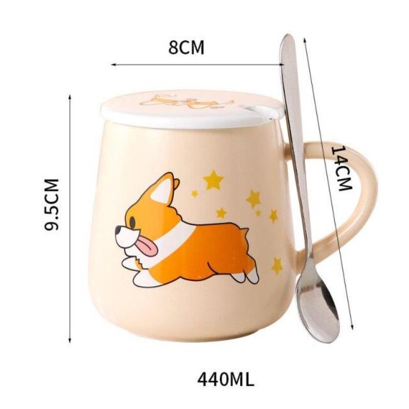 Emotional Corgi Mug - Kawaiies - Adorable - Cute - Plushies - Plush - Kawaii