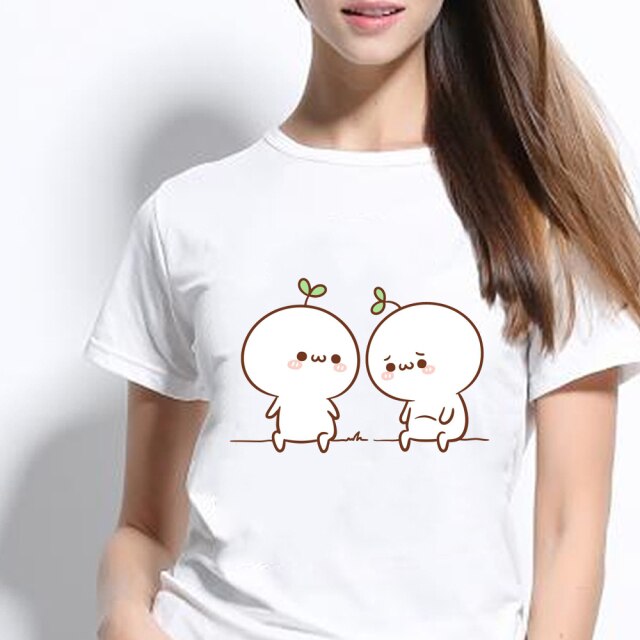 Emotional Snowball Cotton Tee-shirt - Kawaiies - Adorable - Cute - Plushies - Plush - Kawaii