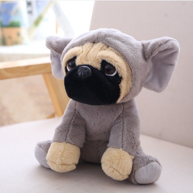 Family of Pug Plushies - Kawaiies - Adorable - Cute - Plushies - Plush - Kawaii