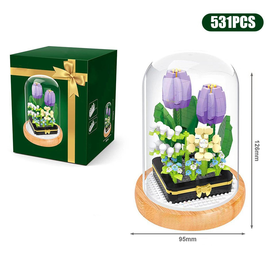 Floral Capsule Micro Building Set Collection - Kawaiies - Adorable - Cute - Plushies - Plush - Kawaii