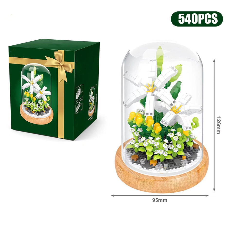 Floral Capsule Micro Building Set Collection - Kawaiies - Adorable - Cute - Plushies - Plush - Kawaii