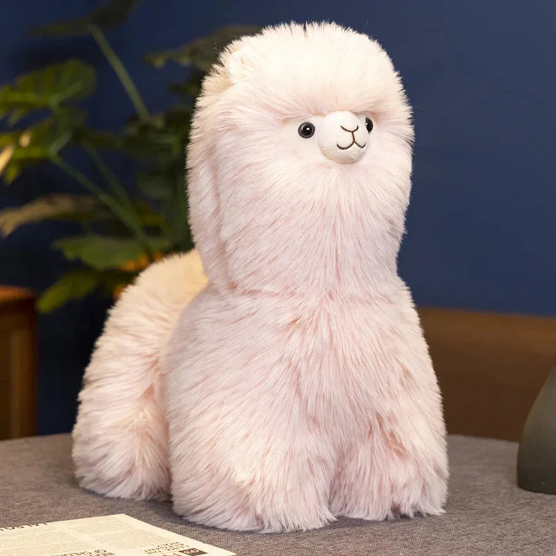 kawaiies-softtoys-plushies-kawaii-plush-Fluffiest Alpaca Llama Pastel Plushies Soft toy Pink 12in / 30cm 