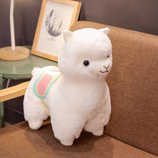 Kawaii Pink Purple White Fluffy Alpaca Plushie Collection - Kawaiies - Adorable - Cute - Plushies - Plush - Kawaii