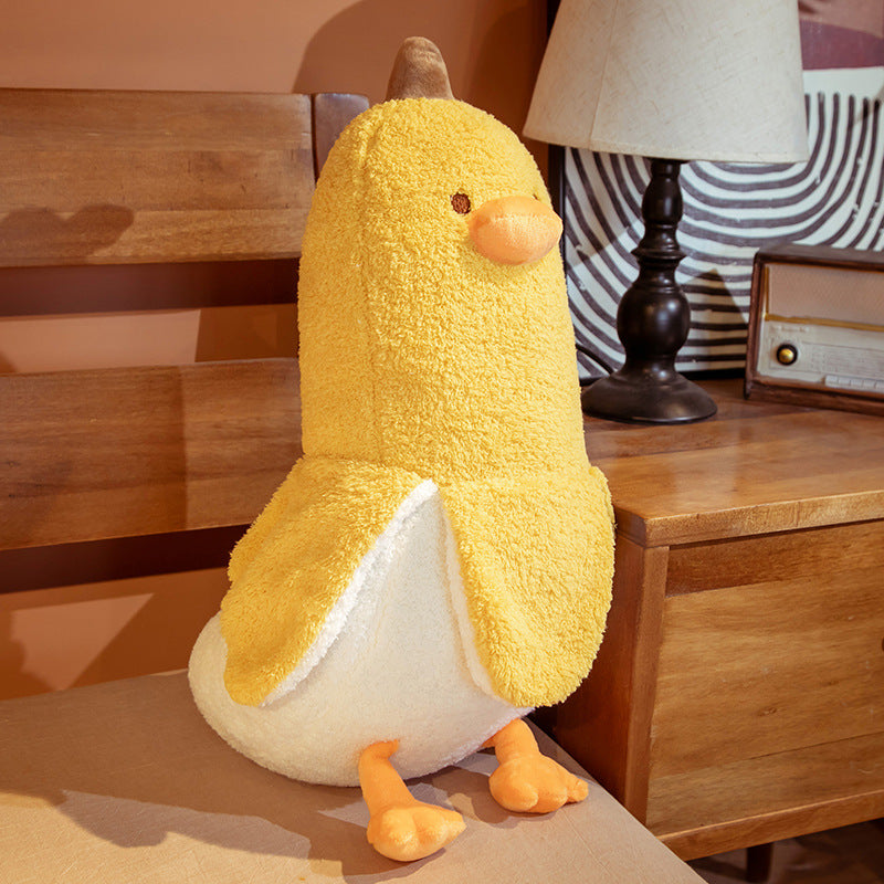 Fluffy Banana Duck Crew Plushies - Kawaiies - Adorable - Cute - Plushies - Plush - Kawaii