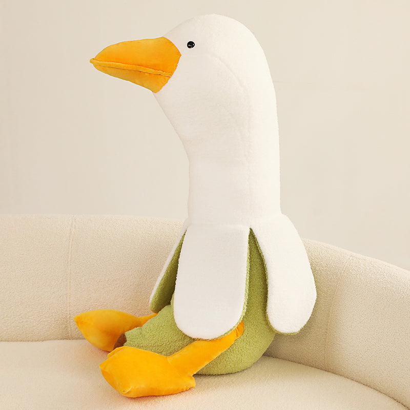 Fluffy Banana Duck Plushie - Kawaiies - Adorable - Cute - Plushies - Plush - Kawaii