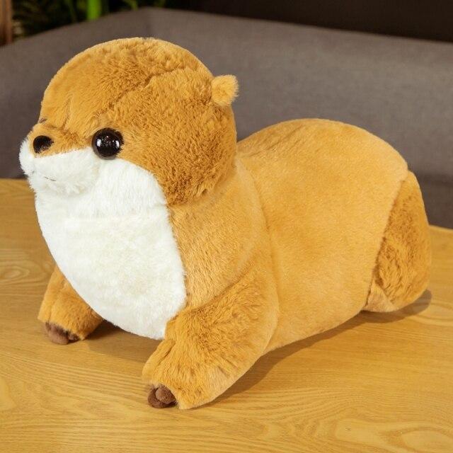 Fluffy Chubby Otter Plushies - Kawaiies - Adorable - Cute - Plushies - Plush - Kawaii