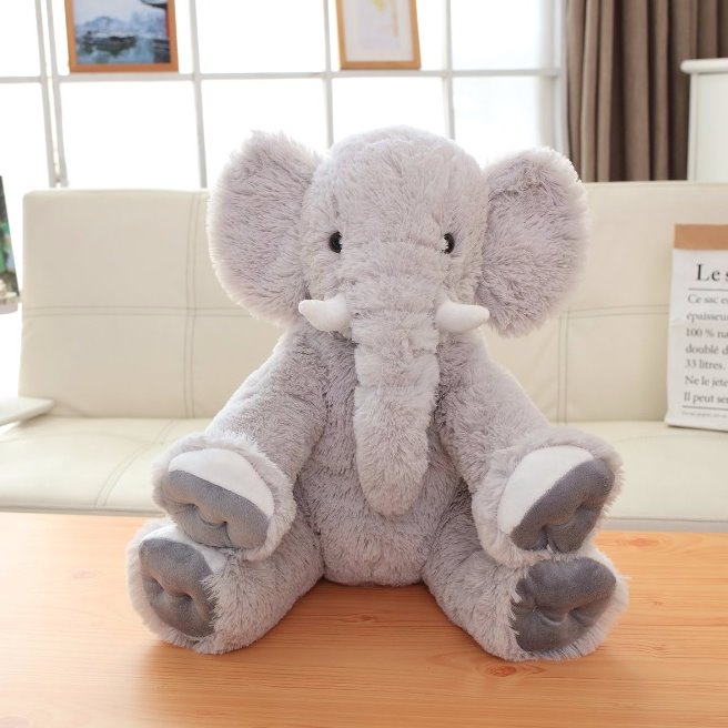 Fluffy Elephant Family - Kawaiies - Adorable - Cute - Plushies - Plush - Kawaii