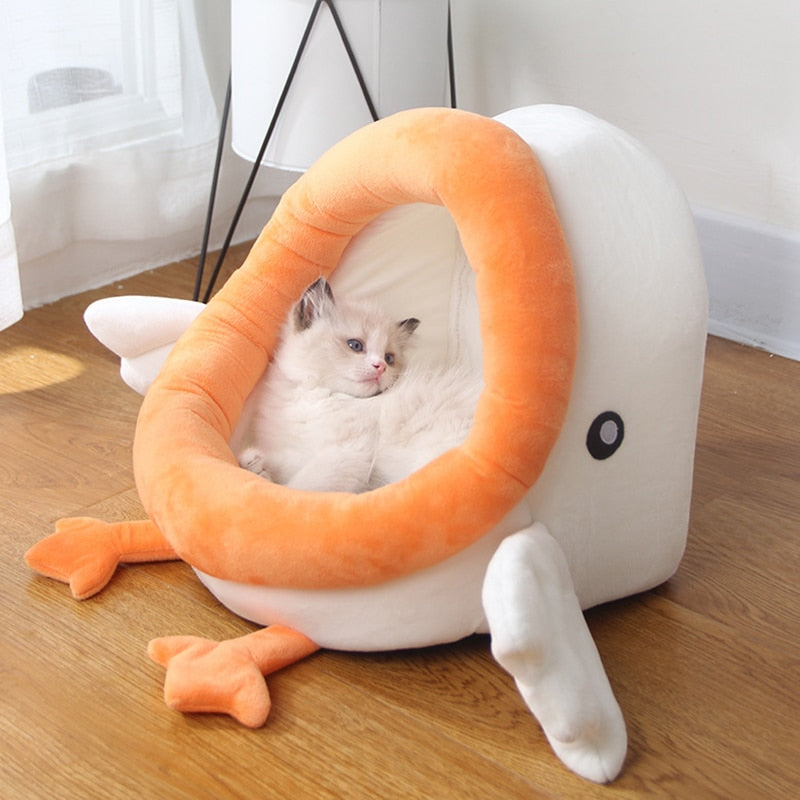 Flying White Duck Cat Bed - Kawaiies - Adorable - Cute - Plushies - Plush - Kawaii