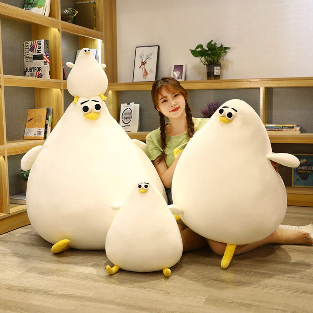 Fred the Super Puffy Seagull - Kawaiies - Adorable - Cute - Plushies - Plush - Kawaii