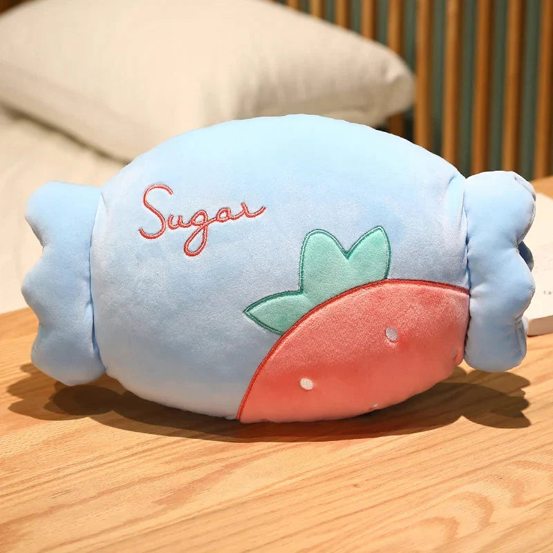 kawaiies-softtoys-plushies-kawaii-plush-Fruity Candy Hand Warmer Plushies Strawberry (Big) 