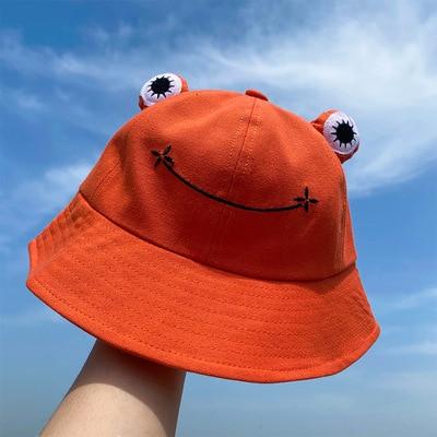 Fun Frog Bucket Hat - Kawaiies - Adorable - Cute - Plushies - Plush - Kawaii