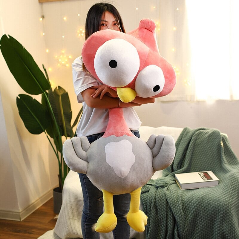 kawaiies-softtoys-plushies-kawaii-plush-Funny Shocked Giant Ostrich Plushies | NEW Soft toy 50cm 